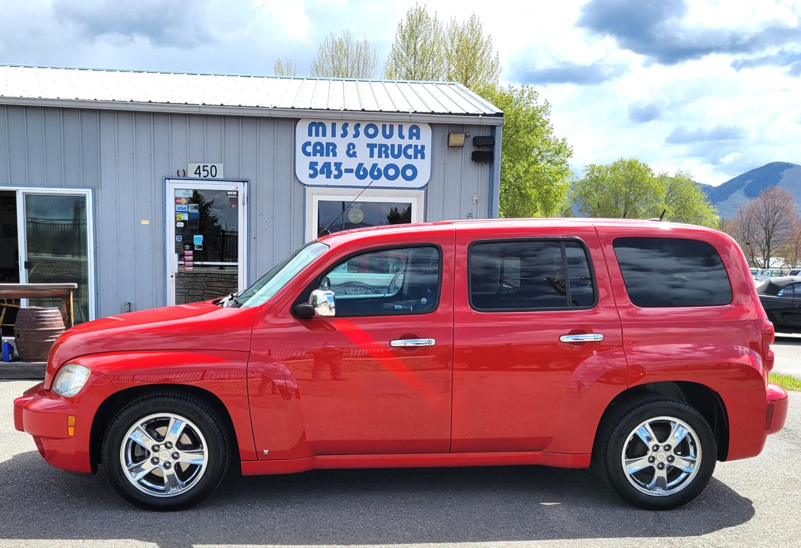 2008 Red /Gray Chevrolet HHR LT (3GNCA23D88S) with an 2.2L I4 engine, Automatic transmission, located at 450 N Russell, Missoula, MT, 59801, (406) 543-6600, 46.874496, -114.017433 - Photo#0